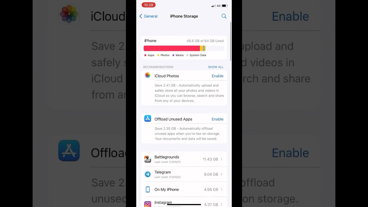 How to clear data in iPhone