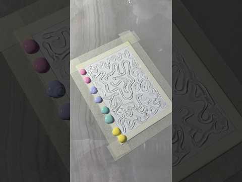 Satisfying art with glue gun technique!🎨 #art #artideas #craftideas #paintingideas #viralshorts