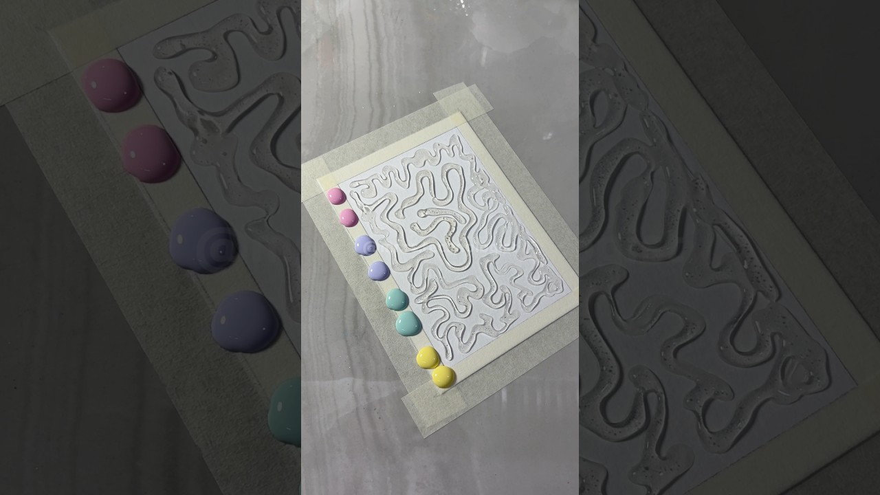 Satisfying Glue Gun Art Technique 🎨