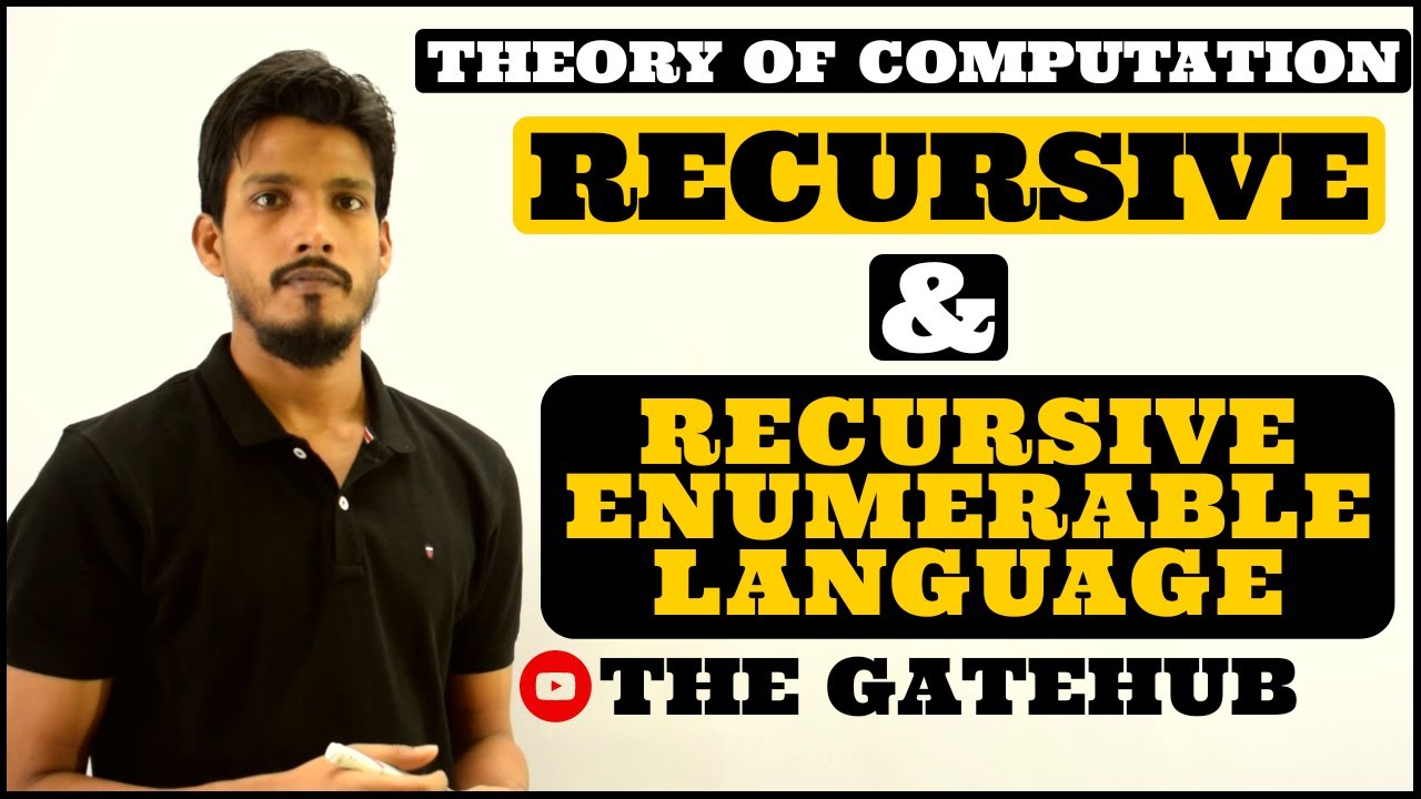 Recursive & Recursively Enumerable Languages in TOC