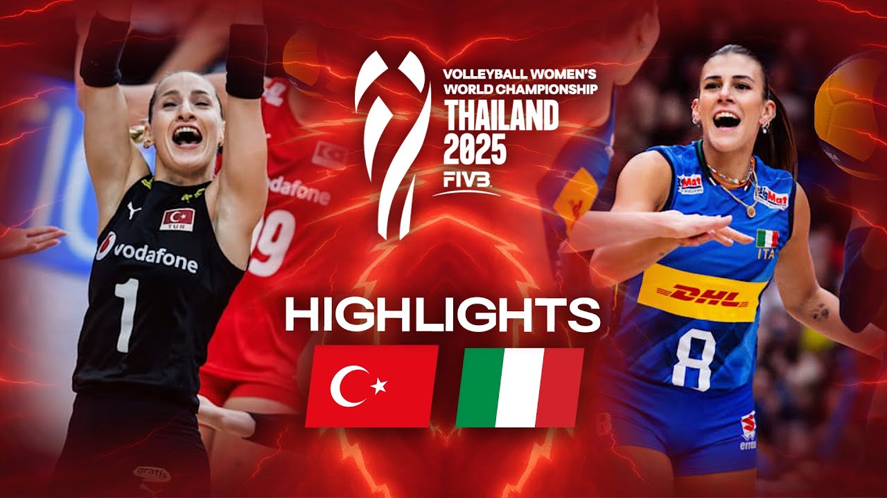 Türkiye 🇹🇷 vs Italy 🇮🇹 - Women's World Final Highlights