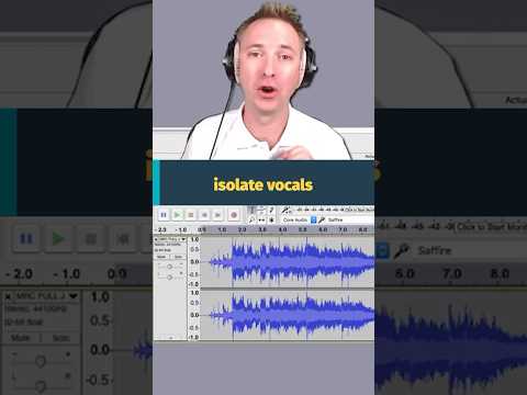 Isolate Vocals for FREE in Audacity - SIMPLEST METHOD!