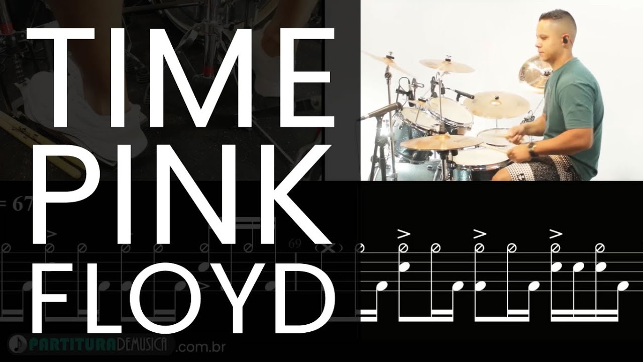 Pink Floyd Bateria Cover Partitura 🎵
