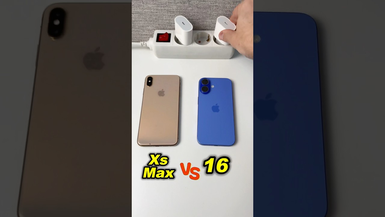 iPhone XS Max vs 16 Power Boot Speed Test 2025