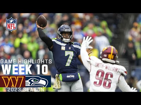 Washington Commanders vs. Seattle Seahawks | 2023 Week 10 Game Highlights