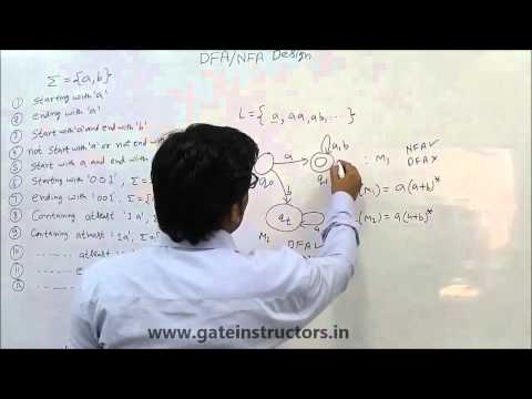 Deterministic Finite Automata ( DFA ) with (Type 1: Strings ending with) Examples | 017