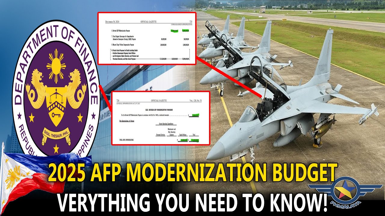 FINAL 2025 AFP MODERNIZATION BUDGET UNVEILED!