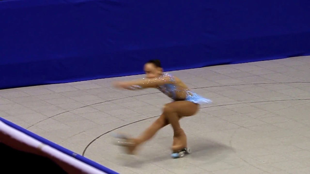 Campeona de España Alevín en Patinaje Artístico 2016 🎉 - Ariadna Garrasino en Lloret de Mar