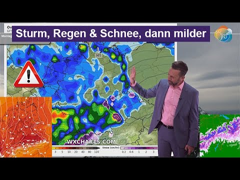 2 Wetterwandel: Sturm, Regen & Schneefall in den Alpen 🌧️