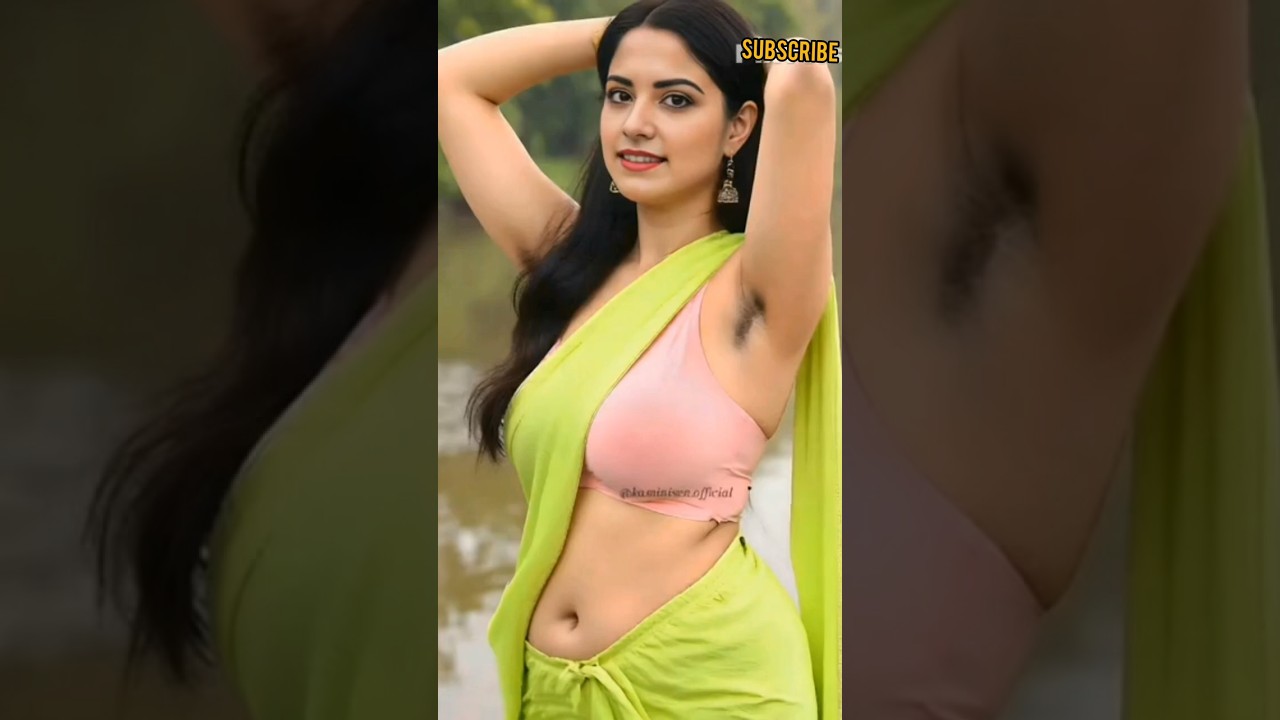 Stunning Village Girl in Saree | Natural Beauty & Desi Charm ✨