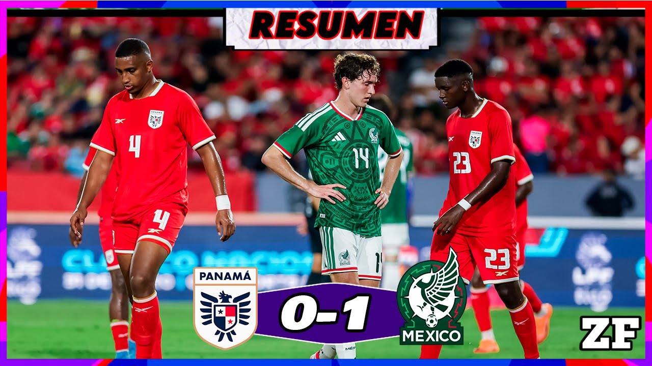 ASI FUE EL TRIUNFO DE MÉXICO SOBRE PANAMÁ AMISTOSO RUMBO AL MUNDIAL 2026 🏆 ZONA FUT