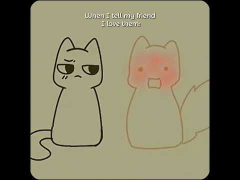 Cats Kissing 😻 #viral #funny #fypシ #trending #real #friends #love #kiss #cute #animation #meme