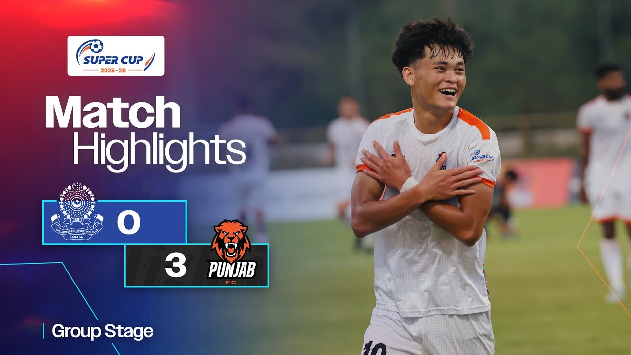 Punjab FC Dominates Mohammedan SC 3-0 in AIFF Super Cup 2025-26 Group Stage ⚽