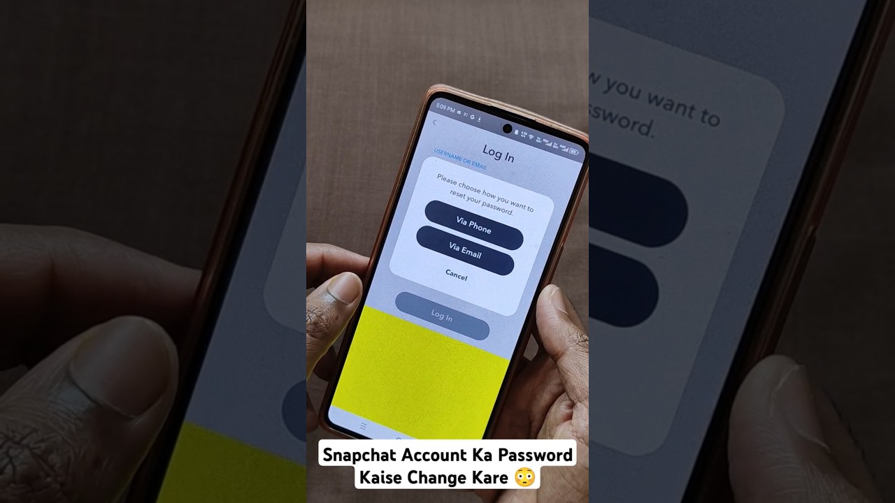 Snapchat Account Ka Password Kaise Change Kare 😳