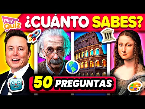 50 Preguntas de Cultura / Ciencia 🧪🤓🧠 | Play Quiz Trivia