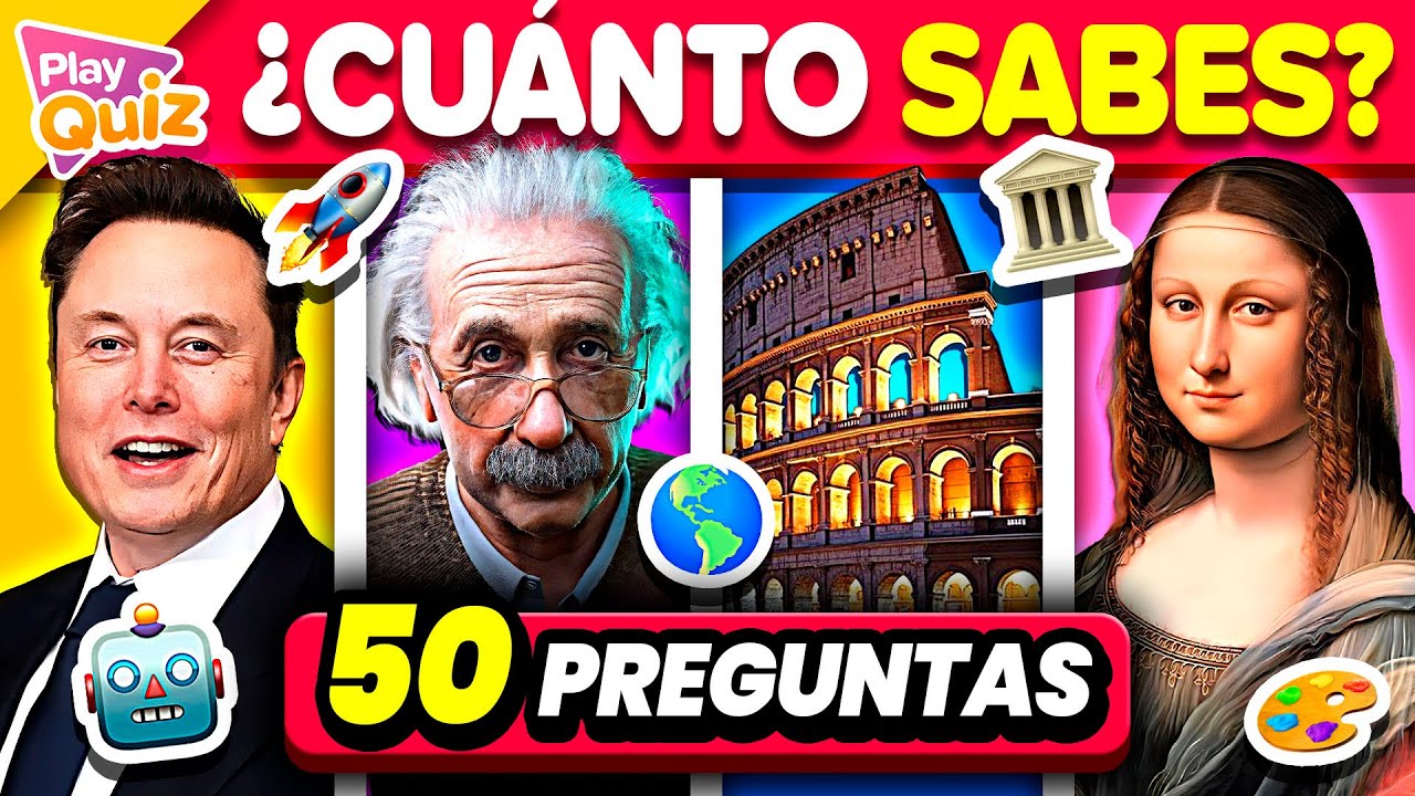50 Preguntas de Cultura y Ciencia | Quiz de Trivia para Aprobar con 30 Correctas