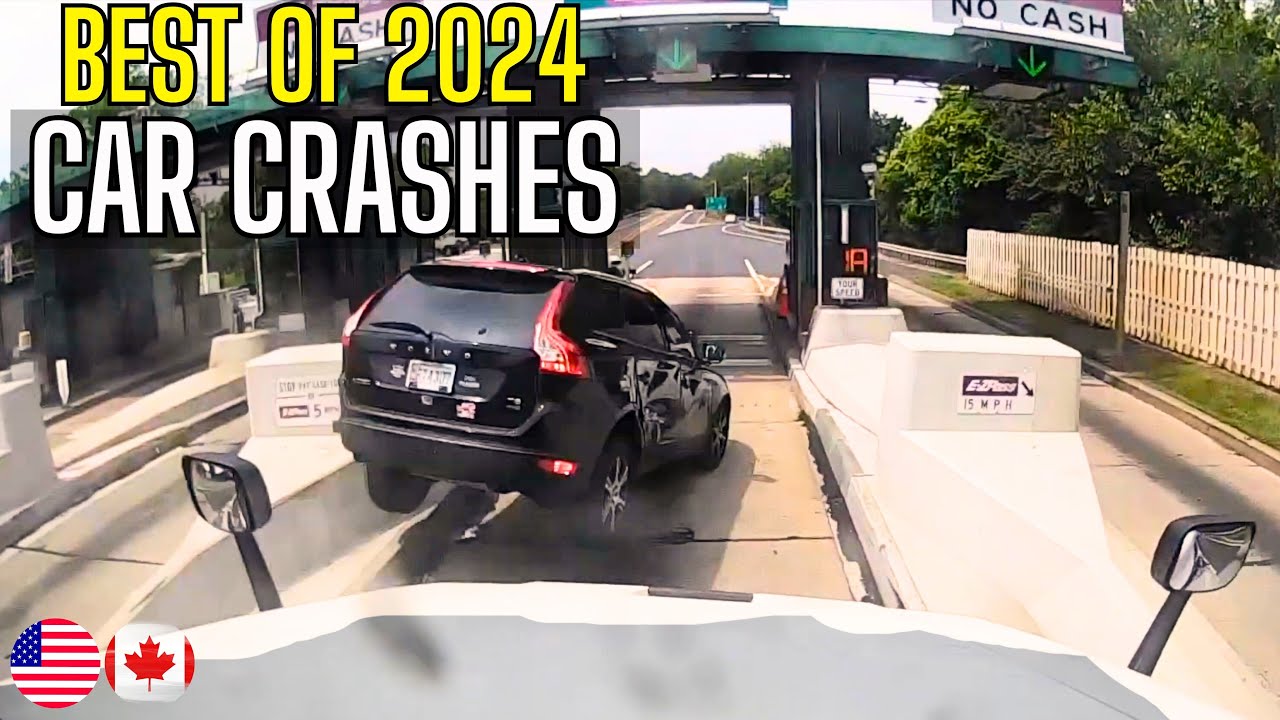 Best of Car Crashes Compilation - 2024 [MegaDrivingSchool Rewind]