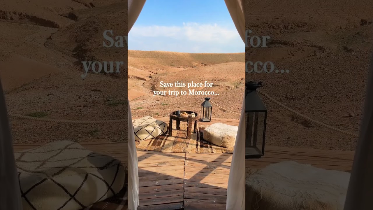 Luxury Desert Camp Experience in Agafay, Morocco