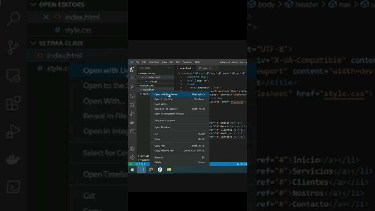05 Extensión Live Server para VS Code ⚡