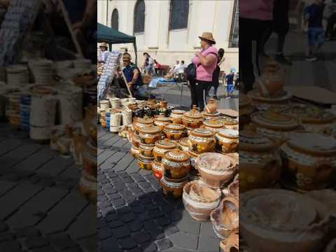 Târgul Olarilor Sibiu | Pottery Fair | Töpfermarkt Hermannstadt #shorts #TargulOlarilor #PotteryFair