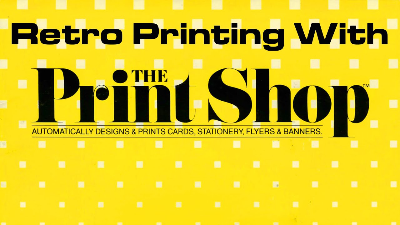 Exploring Broderbund's The Print Shop & Retro Dot-Matrix Printer 🖨️