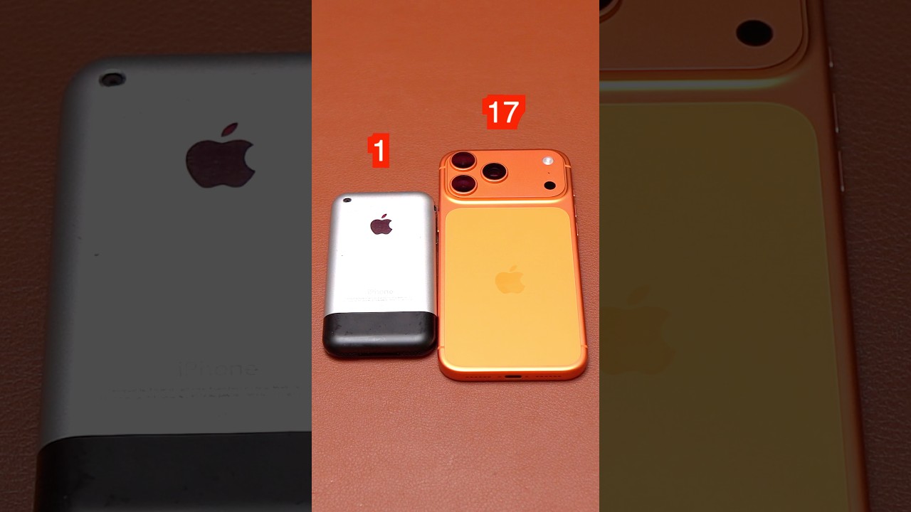 iPhone 17 Pro Max vs iPhone 1: Key Similarities 📱