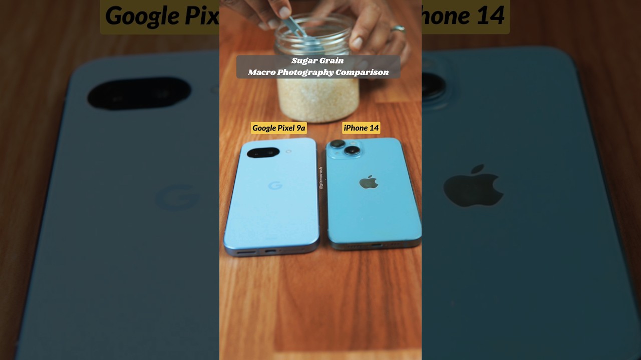iPhone 14 Vs Google Pixel 9a Macro Camera Photography Test