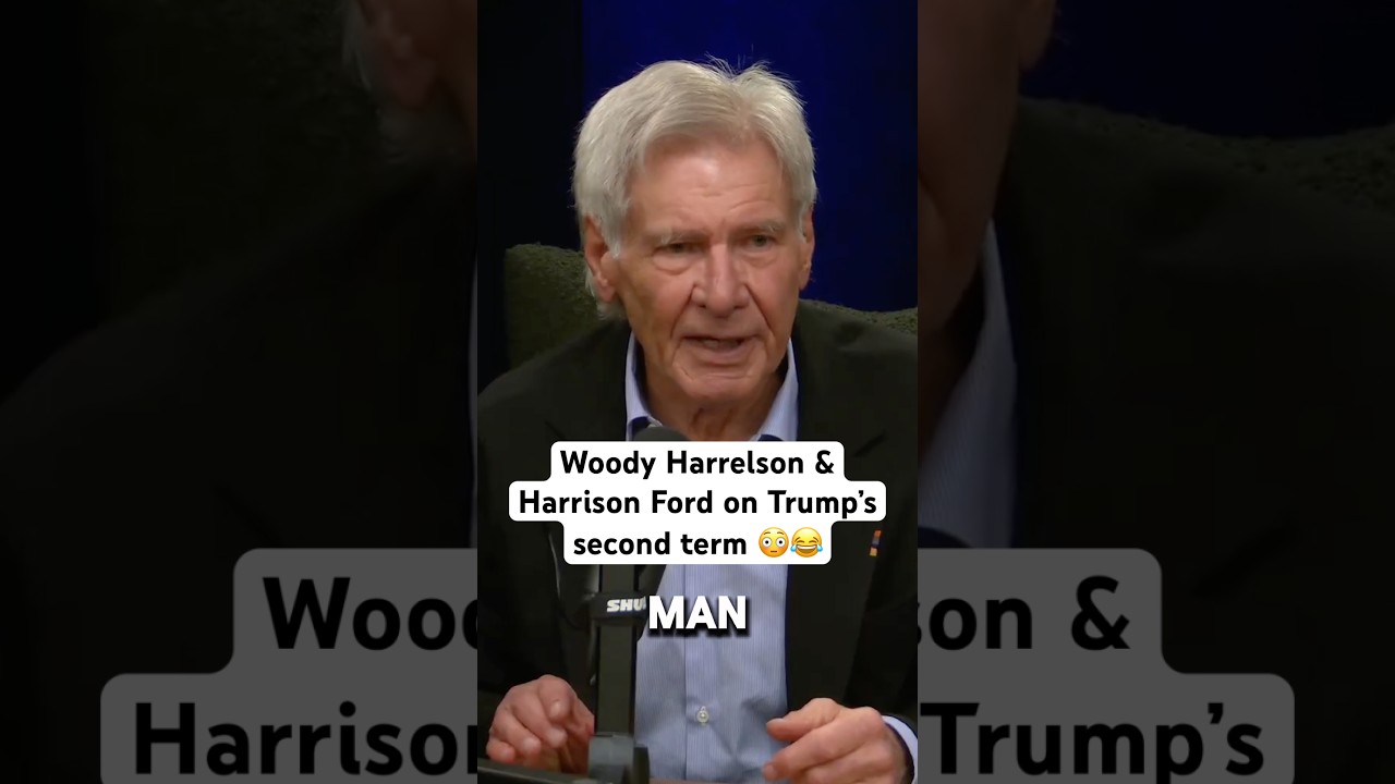 Woody Harrelson & Harrison Ford on Trump’s 2nd term #woodyharrelson #trump #harrisonford #democrats