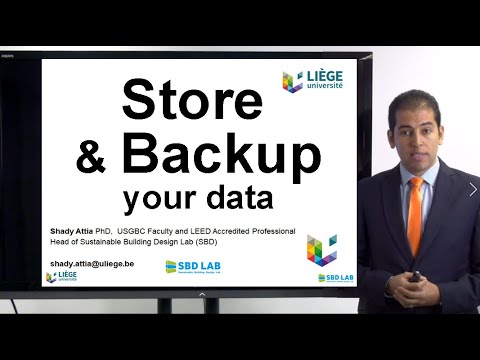 Storage and Backup of Data
