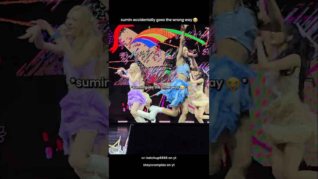 Sumin's Funny Wrong Turn During StayC's Dance 😅