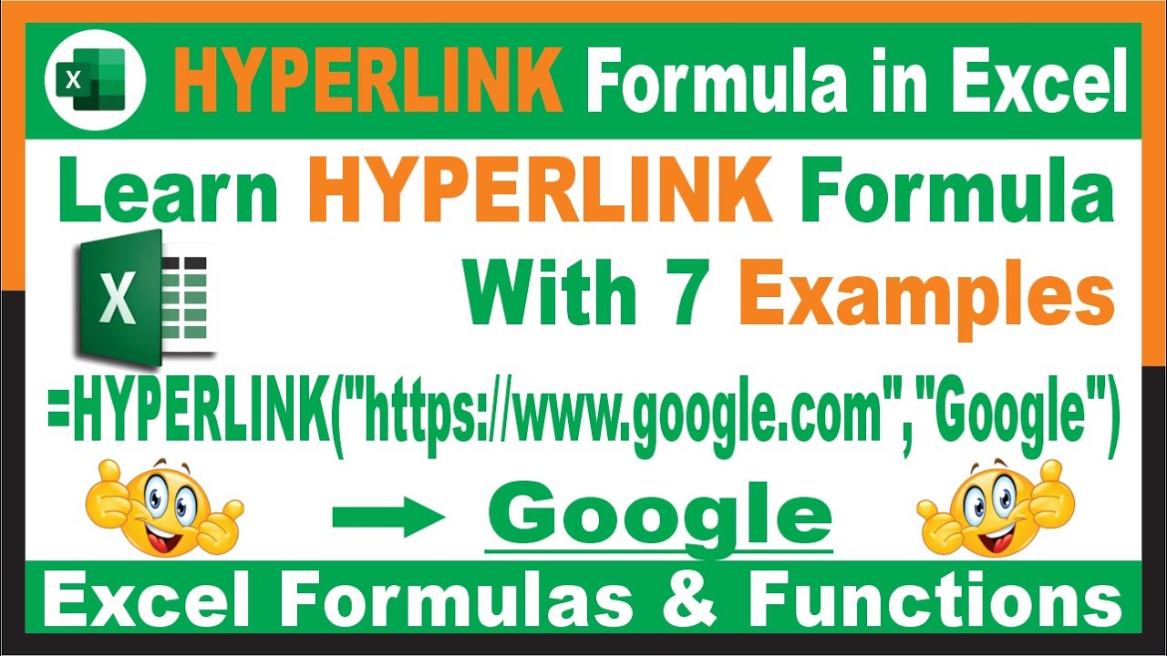 Excel HYPERLINK Function: 7 Easy Examples 📎