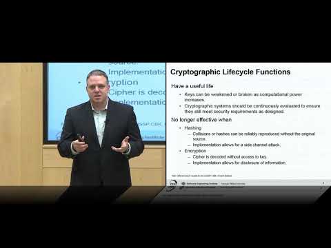 62 CISSP 2015 D01 S18 T01 STEP Cryptographic Lifecycle