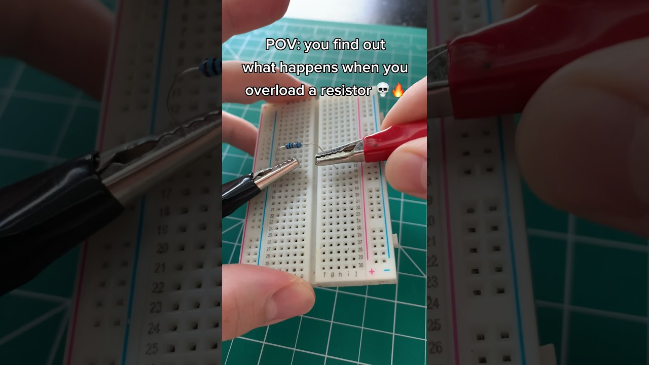 What Happens When You Overload a Resistor? ⚡ Engineering Insights