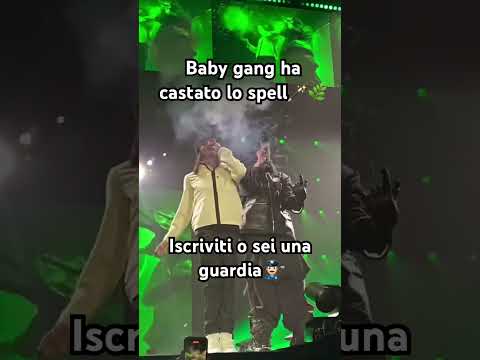 Baby gang fa magie nel palco #babygang #concerto #concerti #ghali #darksouls