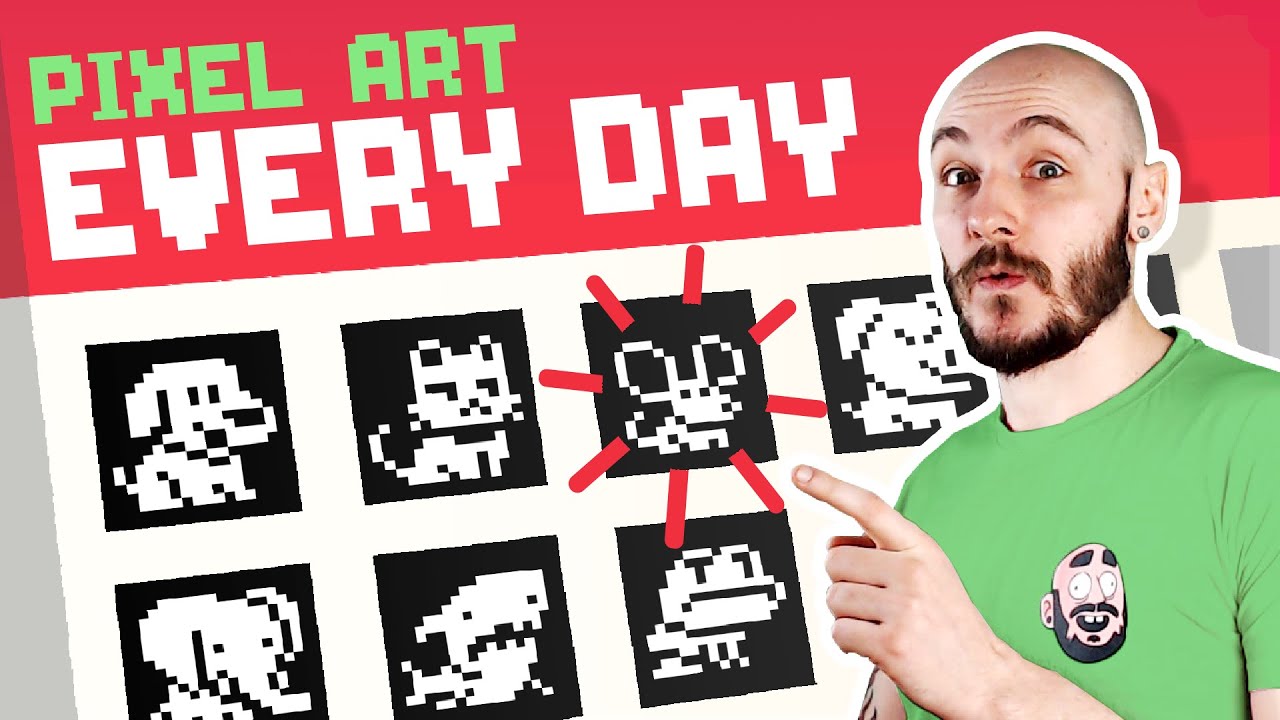 Pixel Art Daily Challenge: 30 Days Timelapse 🎨