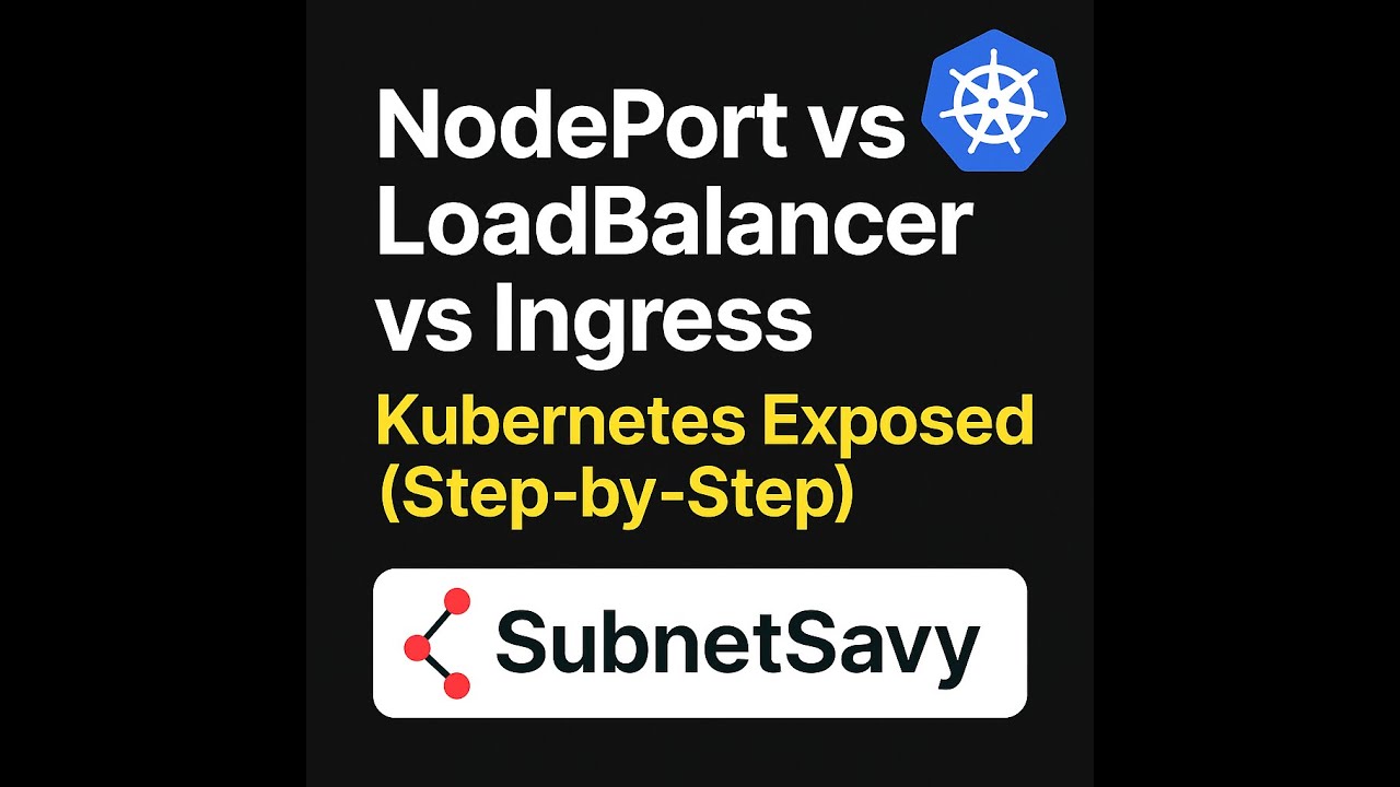 Kubernetes NodePort, LoadBalancer & Ingress Explained