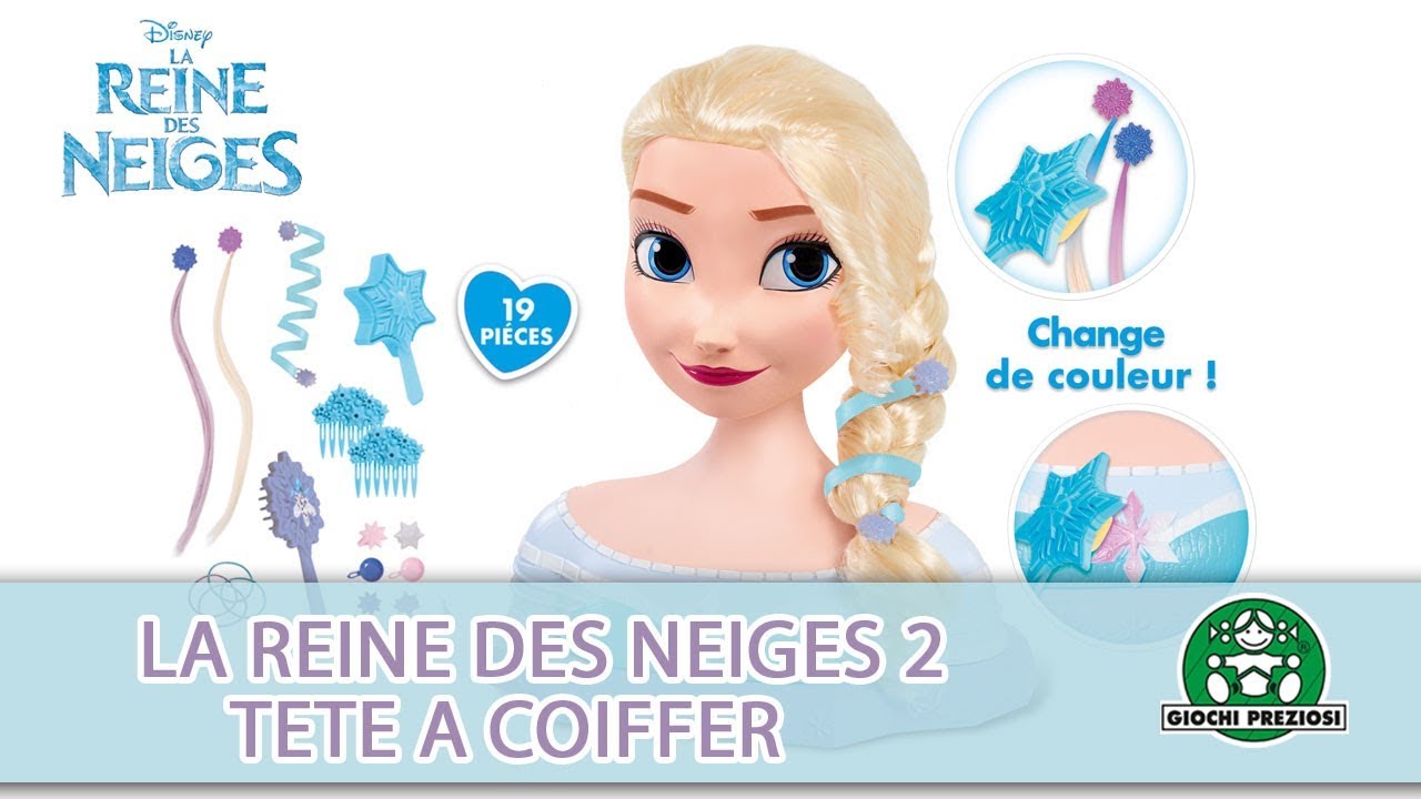 La Reine des Neiges Tête à Coiffer Deluxe Elsa ❄️