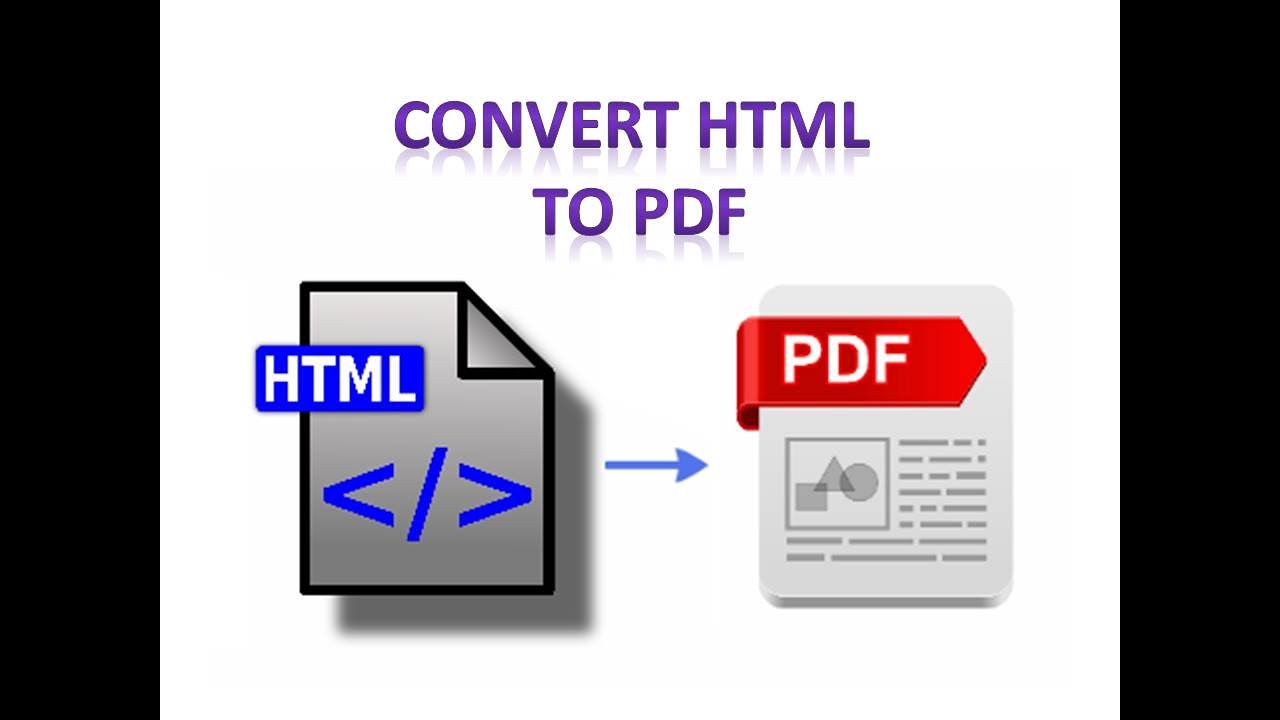 Easiest Way to Convert HTML Web Pages to PDF Online π