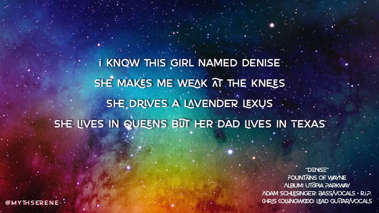 Denise by Fountains of Wayne (1080p60) 🎶 | Honoring Adam Schlesinger’s Legacy