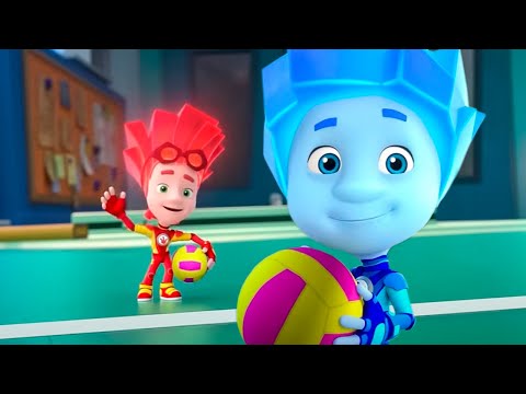 Волейбол (Новая серия!) I Фиксики. Дай пять! Бонус — сборник серий о спорте в жизни фиксиков!