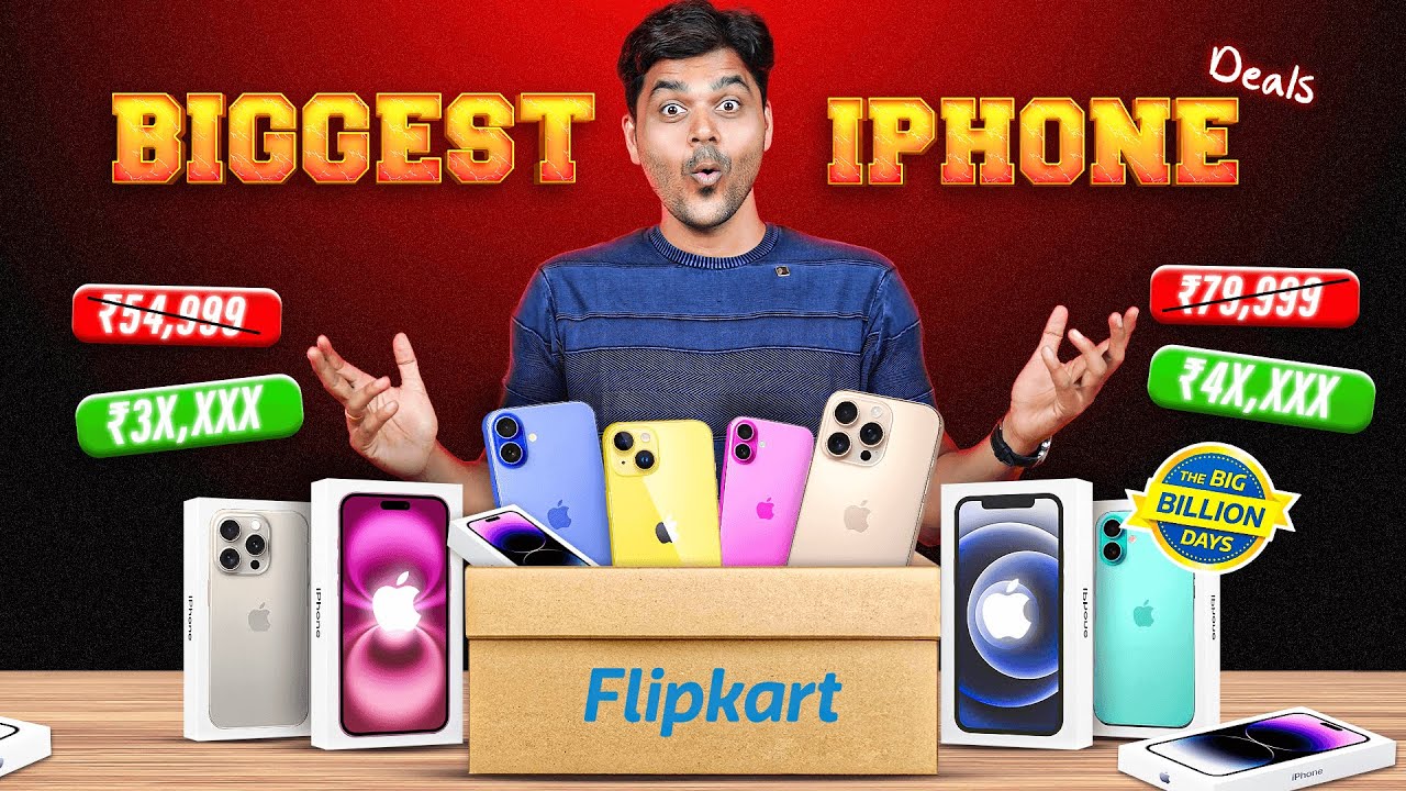 🔥 Top iPhone Deals During Big Billion Days 2025