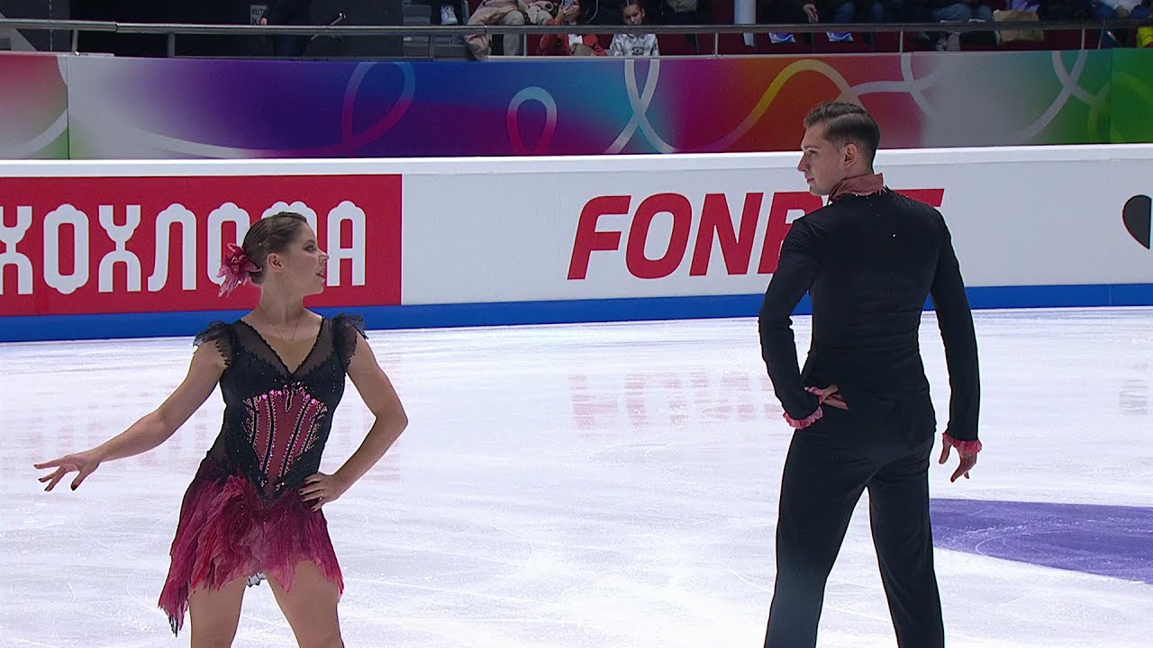 Анастасия Мишина и Александр Галлямов — короткая программа на контрольных прокатах сборной России