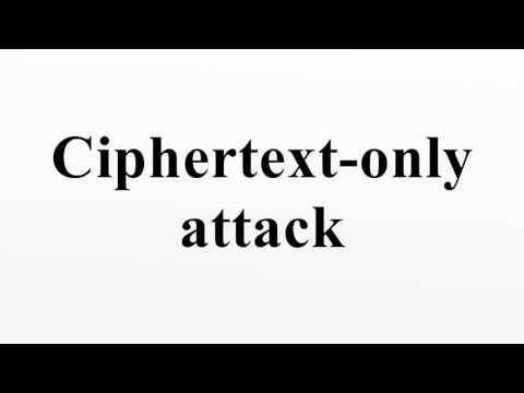 Ciphertext-only attack