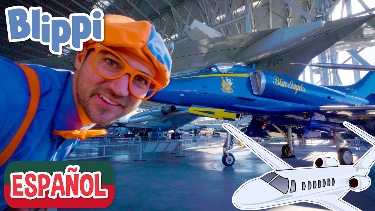 ¡Blippi Explora los Aviones en el Museo del Vuelo! ✈️ | Videos Educativos para Niños