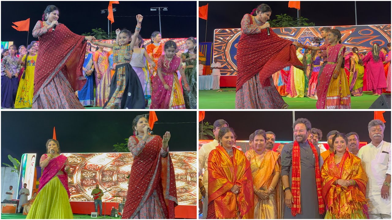 Mangli & Indravathi Chauhan Live at Bathukamma 2025 🎶