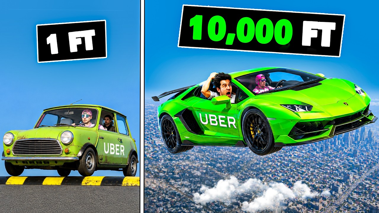 Uber Jumps Higher with Every Crash in GTA 5 π