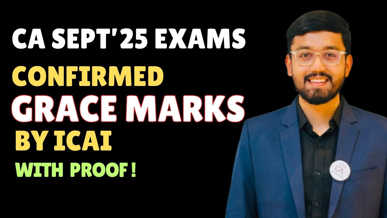 Sept’25 ICAI Grace Marks & Passing Rates for CA Final & Inter 📊 | Expert Analysis