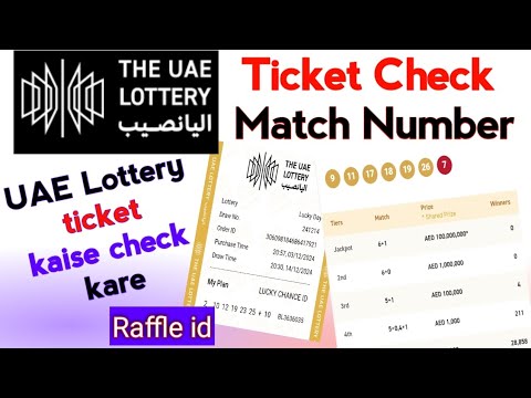 How to Check Your UAE Lottery Ticket 🎟️