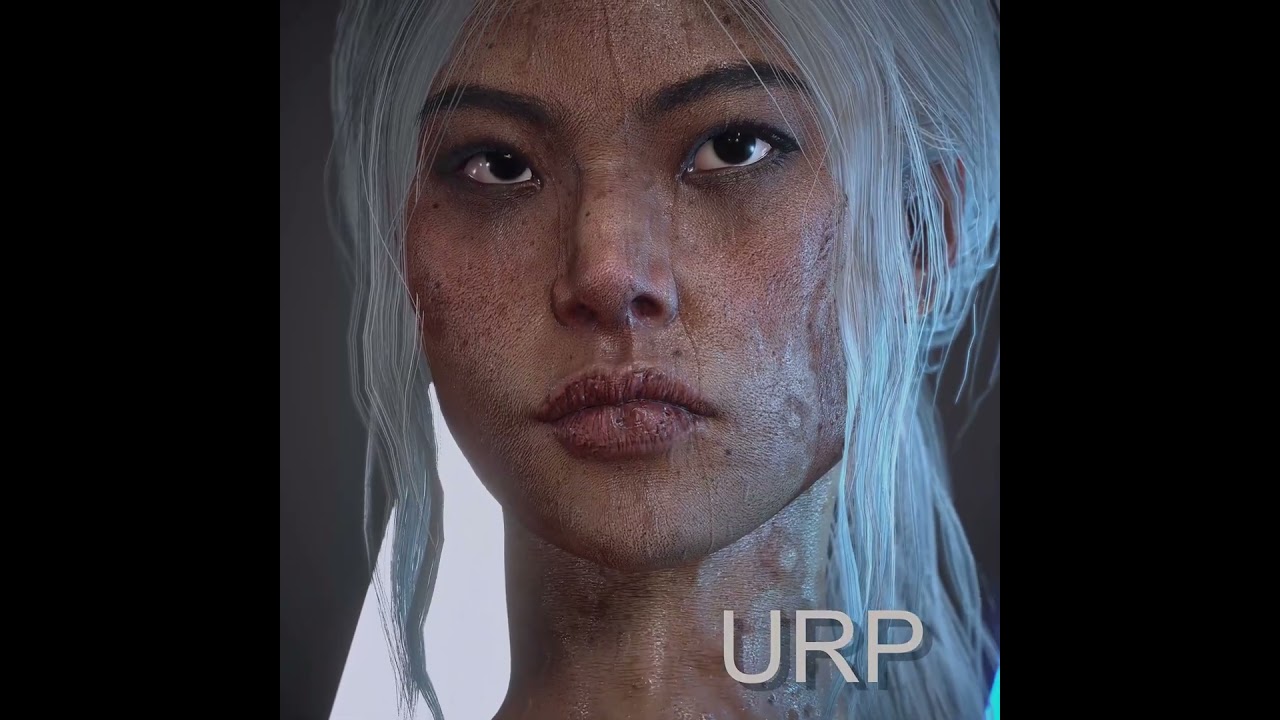 Unity URP mobile Skin Eyes Hair Shader