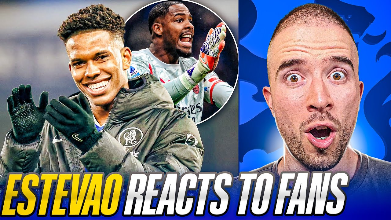 Estêvão Reacts to Chelsea Fan Reception ⚽